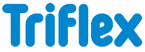 Logo Triflex - Blauer Schriftzug
