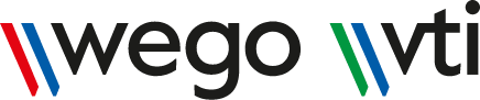 Logo Wego Systembaustoffe GmbH - Schriftzug wego vti